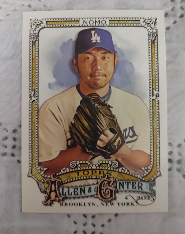 2025 Topps Allen & Ginter #306 Hideo Nomo — front