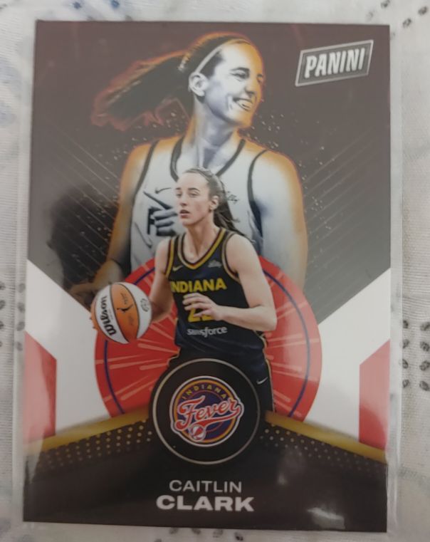 2025 Panini WNBA Player of the Day #79 Caitlin Clark — front