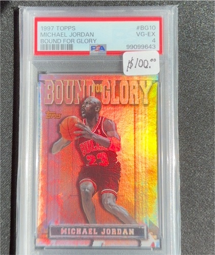 1997 Topps Bound for Glory #BG10 Michael Jordan — front
