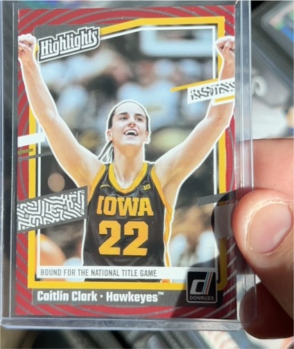 2024 Donruss Caitlin Clark Collection Highlights #H9 Caitlin Clark — front