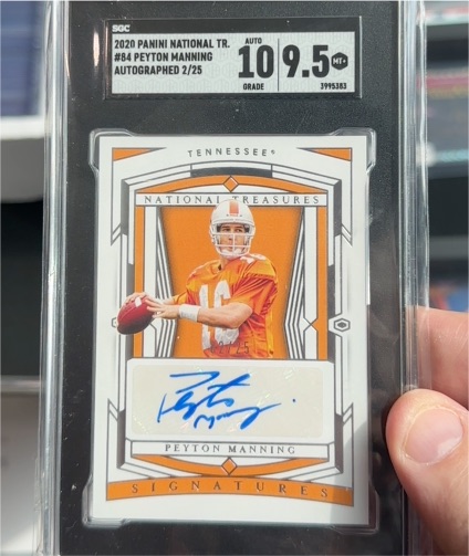 2020 Panini National Treasures #84 Peyton Manning — front