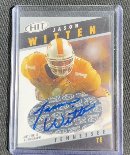2003 SAGE Hit #10 Jason Witten — front