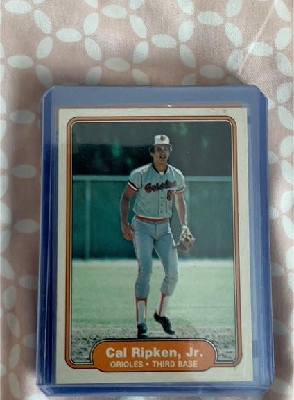 1982 Fleer #176 Cal Ripken Jr. — front