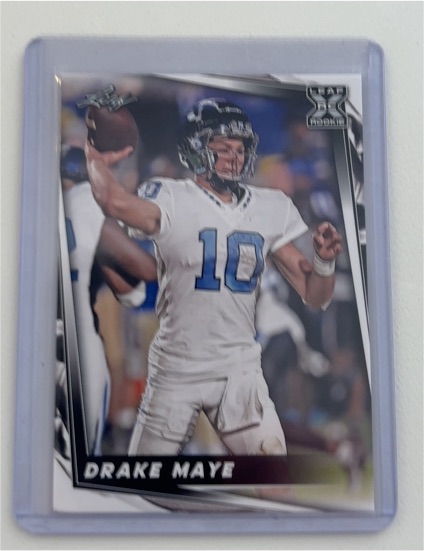 2024 Leaf Football #50 Drake Maye — front