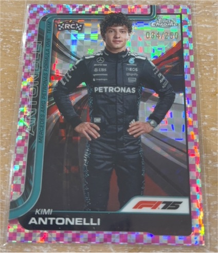 2025 Topps Chrome Formula 1 #8 Kimi Antonelli — front