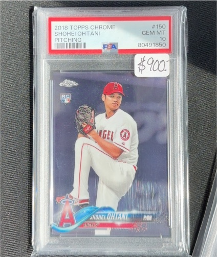 2018 Topps Chrome #150 Shohei Ohtani — front