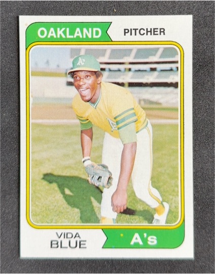 1974 Topps #290 Vida Blue — front