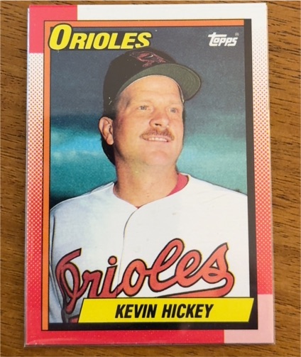 1990 Topps #546 Kevin Hickey — front