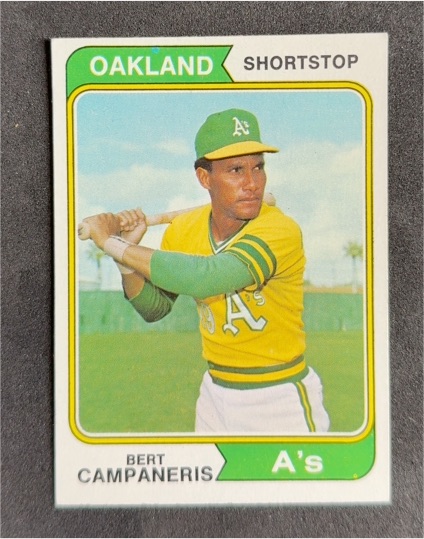 1974 Topps #155 Bert Campaneris — front