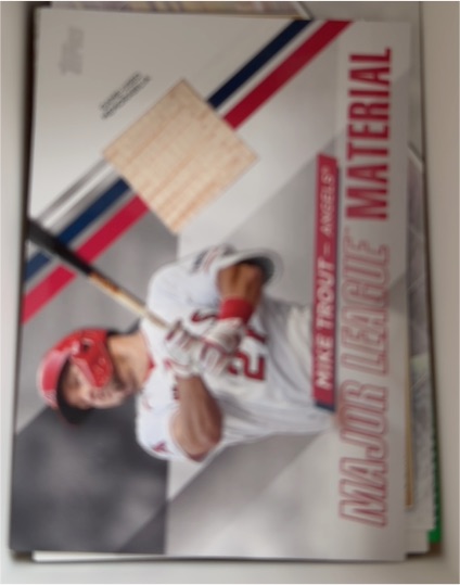 2023 Topps Major League Material #MLM-MT Mike Trout — front