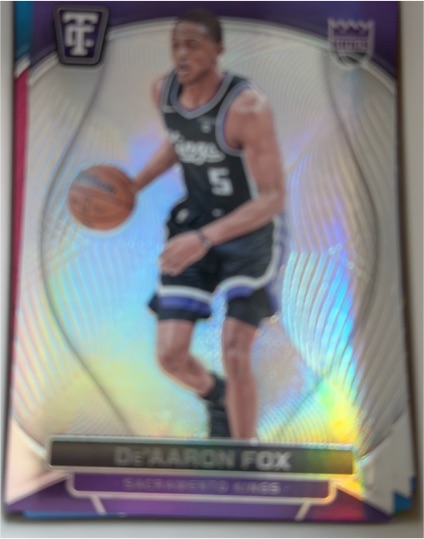 2024-25 Panini Totally Certified #9 De'Aaron Fox — front