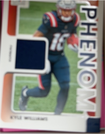 2025 Panini Donruss Rookie Phenom Jerseys #RPJ-KWS Kyle Williams — front