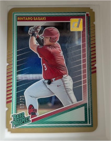 2025 Panini Donruss #127 Rintaro Sasaki — front