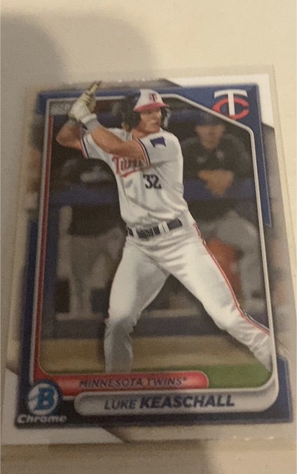 2024 Bowman Chrome #BCP-122 Luke Keaschall — front
