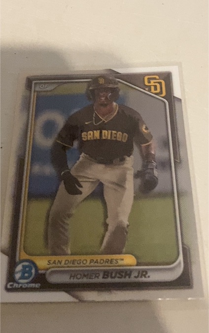 2024 Bowman Chrome Prospects #BCP-87 Homer Bush Jr. — front