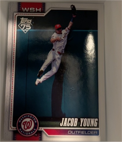 2026 Topps Series 1 #210 Jacob Young — front
