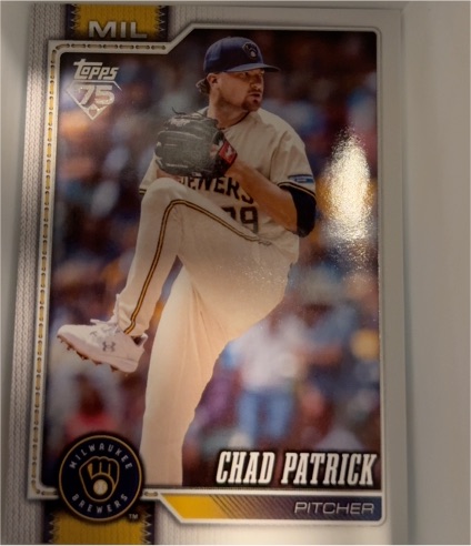 2026 Topps Series 1 #217 Chad Patrick — front