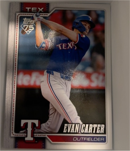 2026 Topps Series 1 #110 Evan Carter — front