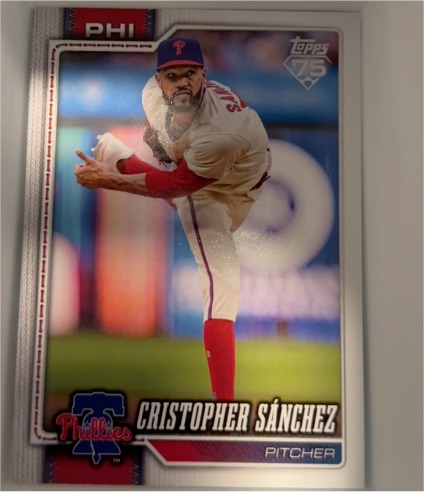 2026 Topps Series 1 #325 Cristopher Sánchez — front
