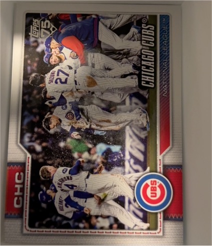 2026 Topps Series 1 #320 Chicago Cubs Team Card — front
