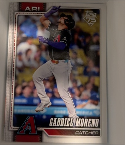 2026 Topps Series 1 #71 Gabriel Moreno — front