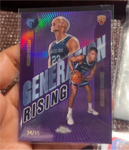 2025-26 Topps Chrome #GR-19 Cedric Coward — front