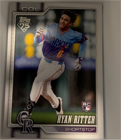 2026 Topps #18 Ryan Ritter — front