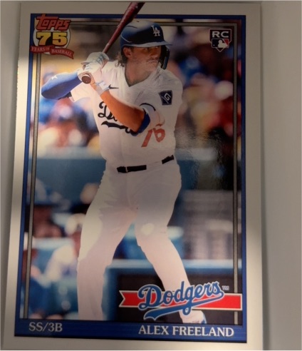 2026 Topps Series 1 #T91-35 Alex Freeland — front