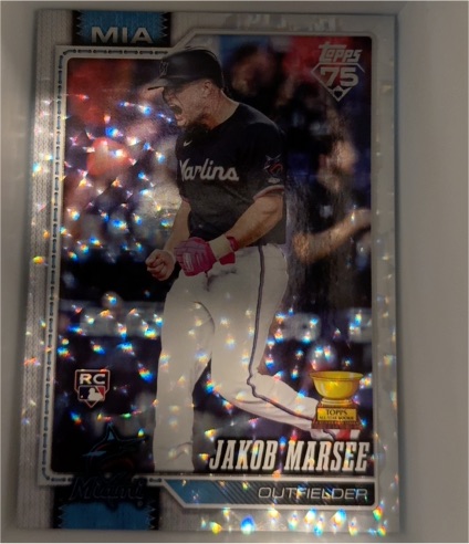 2026 Topps Series 1 #37 Jakob Marsee — front