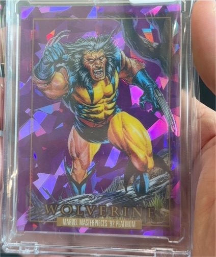 Marvel Masterpieces '92 Platinum #94 Wolverine — front