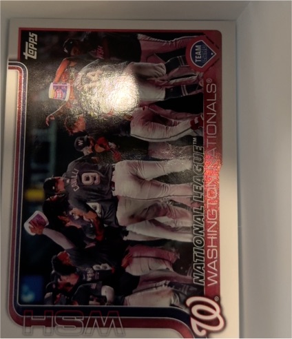 2025 Topps Series 2 #507 Washington Nationals Team Card — front