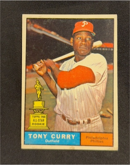 1961 Topps #262 Tony Curry — front