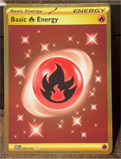 2023 Pokémon SV Obsidian Flames #230 Basic Fire Energy — front