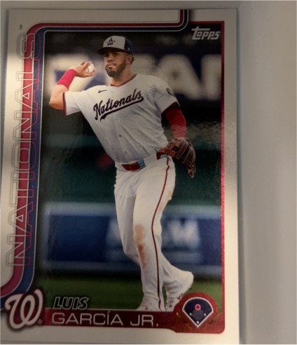 2025 Topps Series 1 #9 Luis Garcia Jr. — front