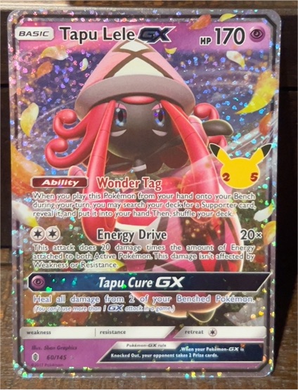 2017 Pokémon TCG Celebrations: Classic Collection #60 Tapu Lele GX — front