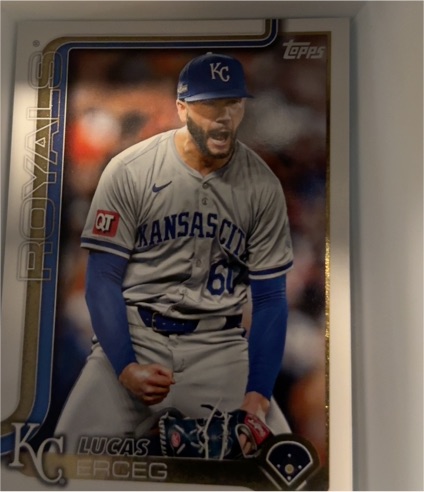 2025 Topps Series 2 #377 Lucas Erceg — front