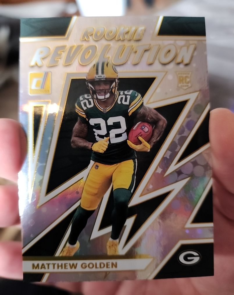2025 Panini Donruss #34 Matthew Golden Rookie Revolution — front