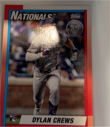2025 Topps Series 1 #T90-89 Dylan Crews — front