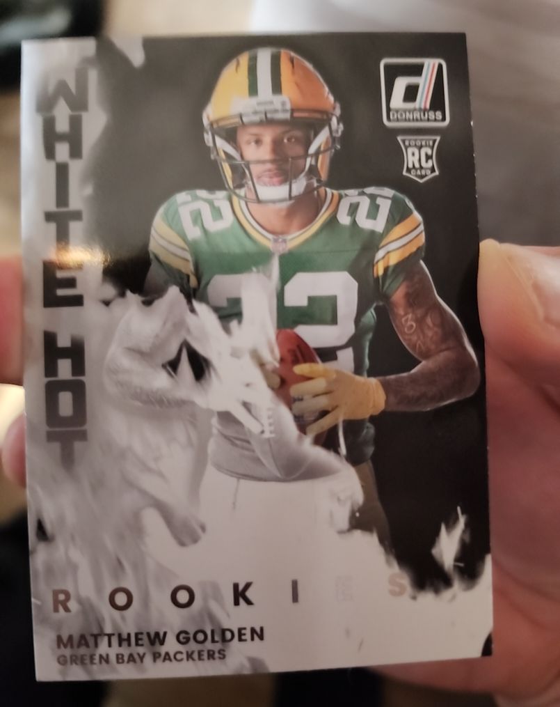 2025 Donruss White Hot Rookies #WHR-MTG Matthew Golden — front