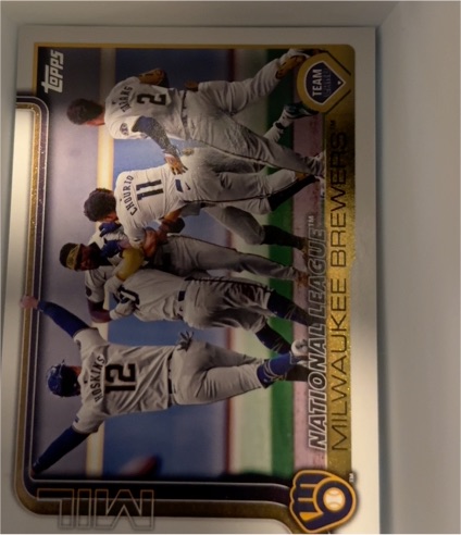 2025 Topps Series 2 #396 Milwaukee Brewers — front