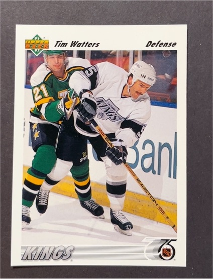 1991-92 Upper Deck #471 Tim Watters — front