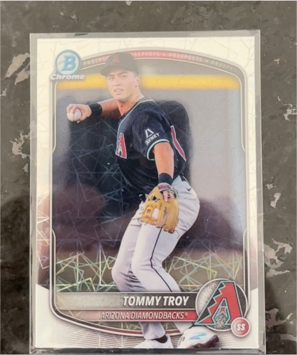 2025 Bowman Draft Chrome #BDC-36 Tommy Troy — front