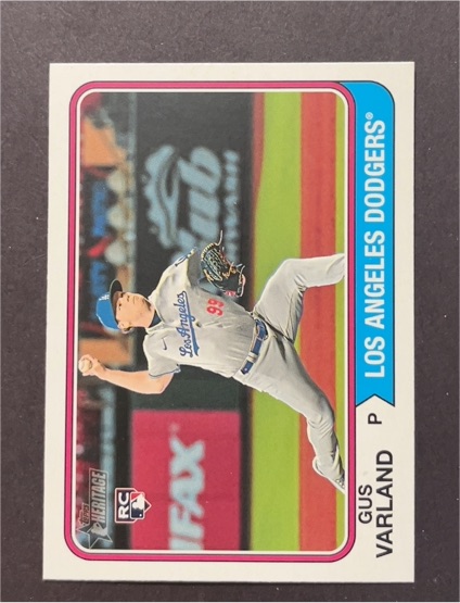 2023 Topps Heritage High Number #563 Gus Varland — front
