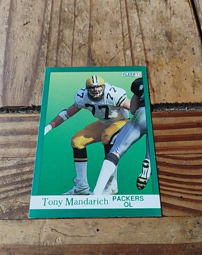 1991 Fleer #257 Tony Mandarich — front