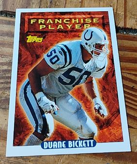 1993 Topps #83 Duane Bickett — front
