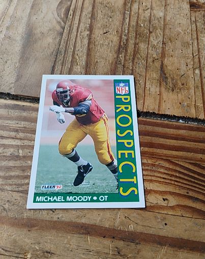 1992 Fleer #444 Michael Moody — front