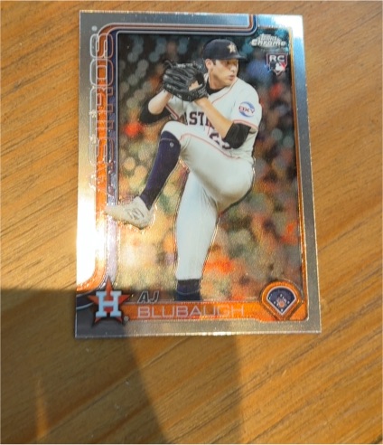 2025 Topps Chrome Update #USC163 AJ Blubaugh — front