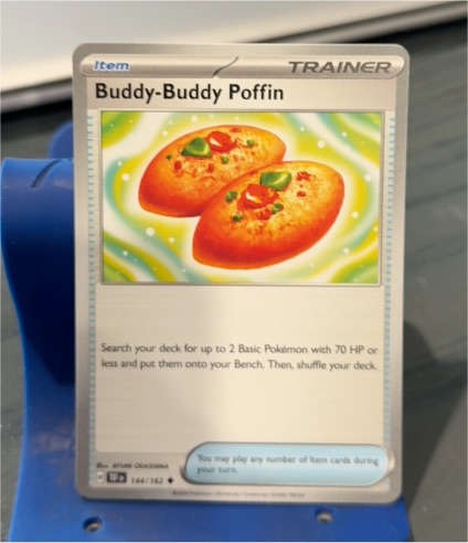 2022 Pokémon SV05: Temporal Forces #144 Buddy-Buddy Poffin — front