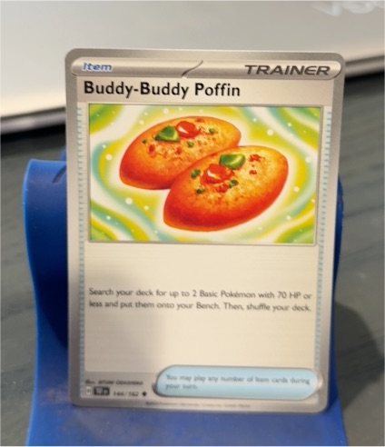 2022 Pokémon SV05: Temporal Forces #144 Buddy-Buddy Poffin — front