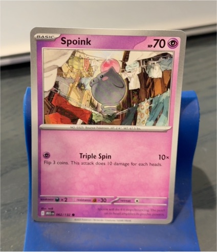 2025 Pokémon ME01 #062 Spoink — front